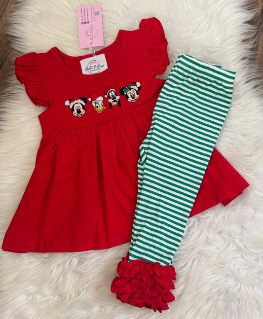 Christmas Pals Girls Pants Set