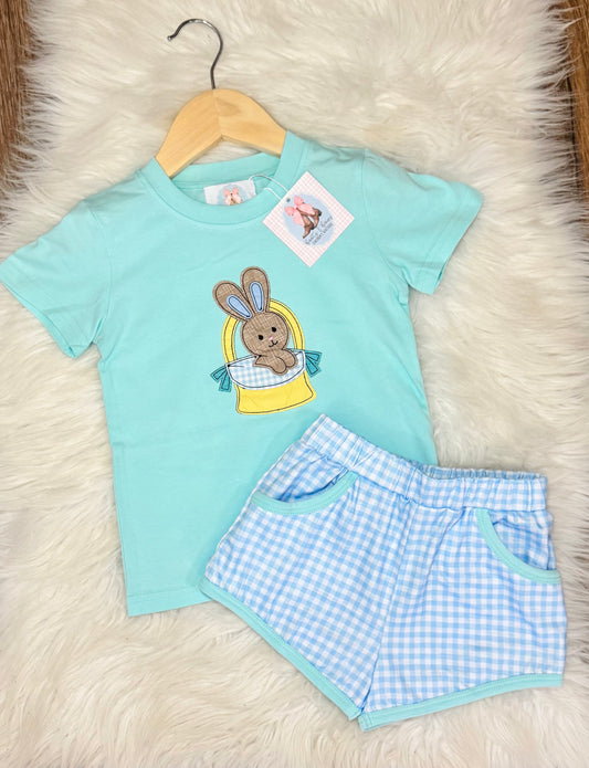 Basket Full Of Bunnies Boys Shorts Set