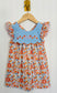 Pumpkin Blues Bow Back Dress