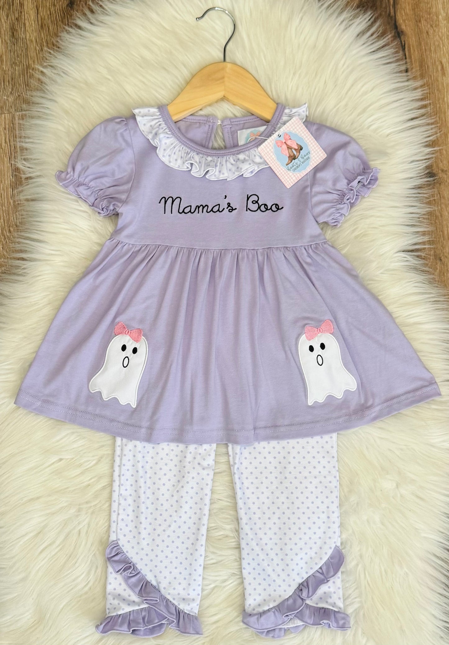 Mama's Boo Girls Pants Set