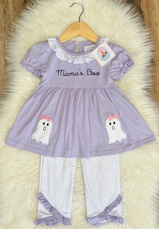 Mama's Boo Girls Pants Set