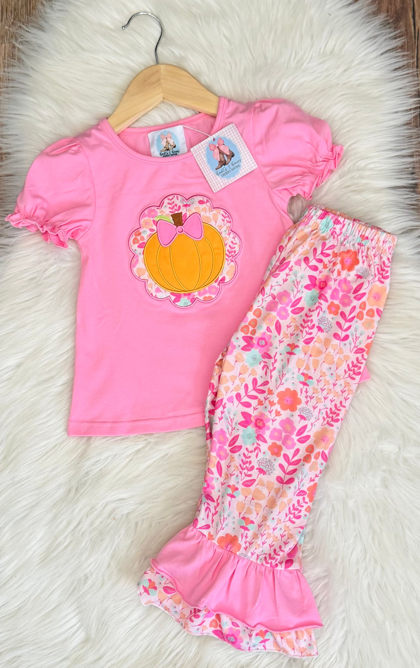 Autumn Floral Pants Set
