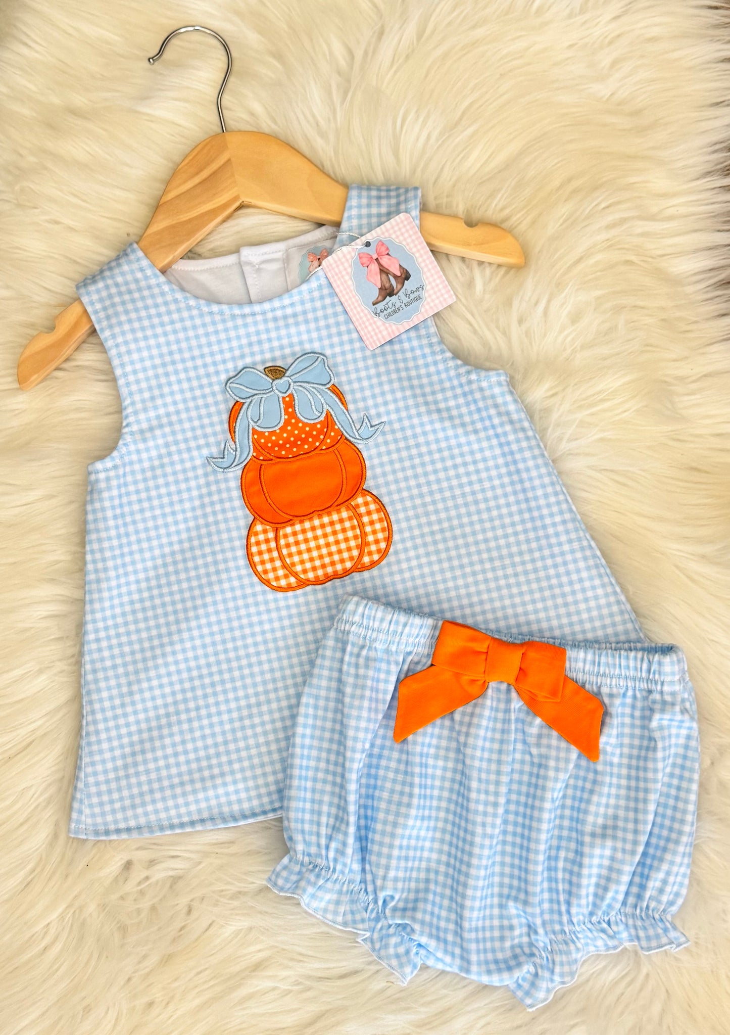 Stack Of Pumpkins Bloomer Set
