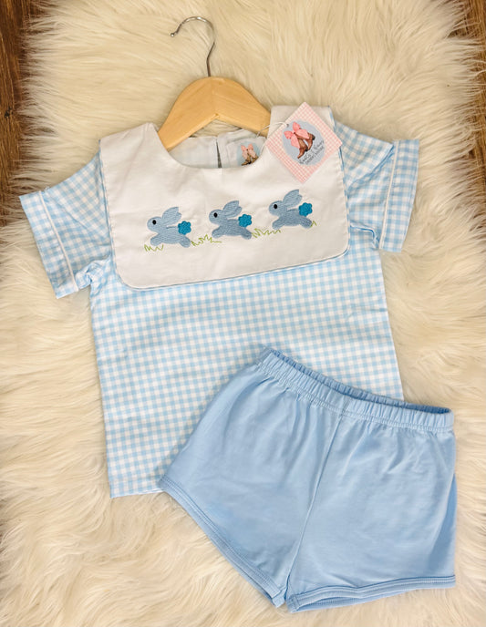 Hop Little Bunnies Boys Shorts Set