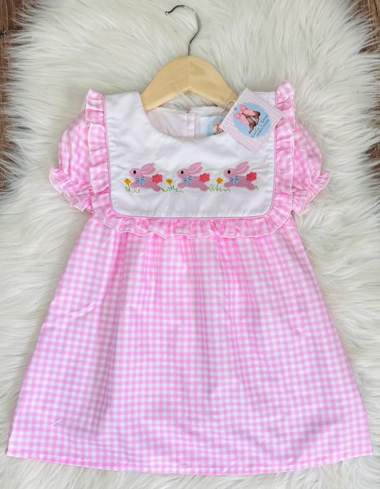 Hop Little Bunnies Girls Dress