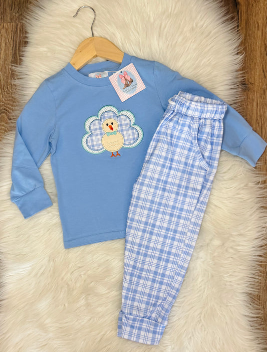 Tatum's Turkeys Boys Pants Set