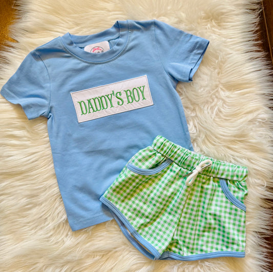 Daddy's Boy Shorts Set