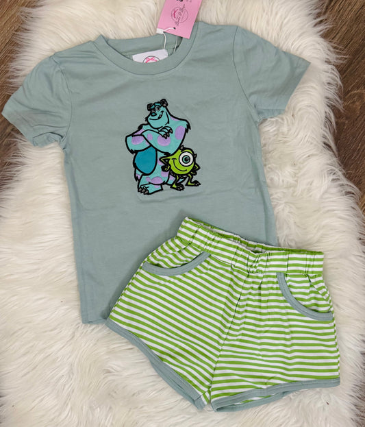 Monster Friends Boys Shorts Set