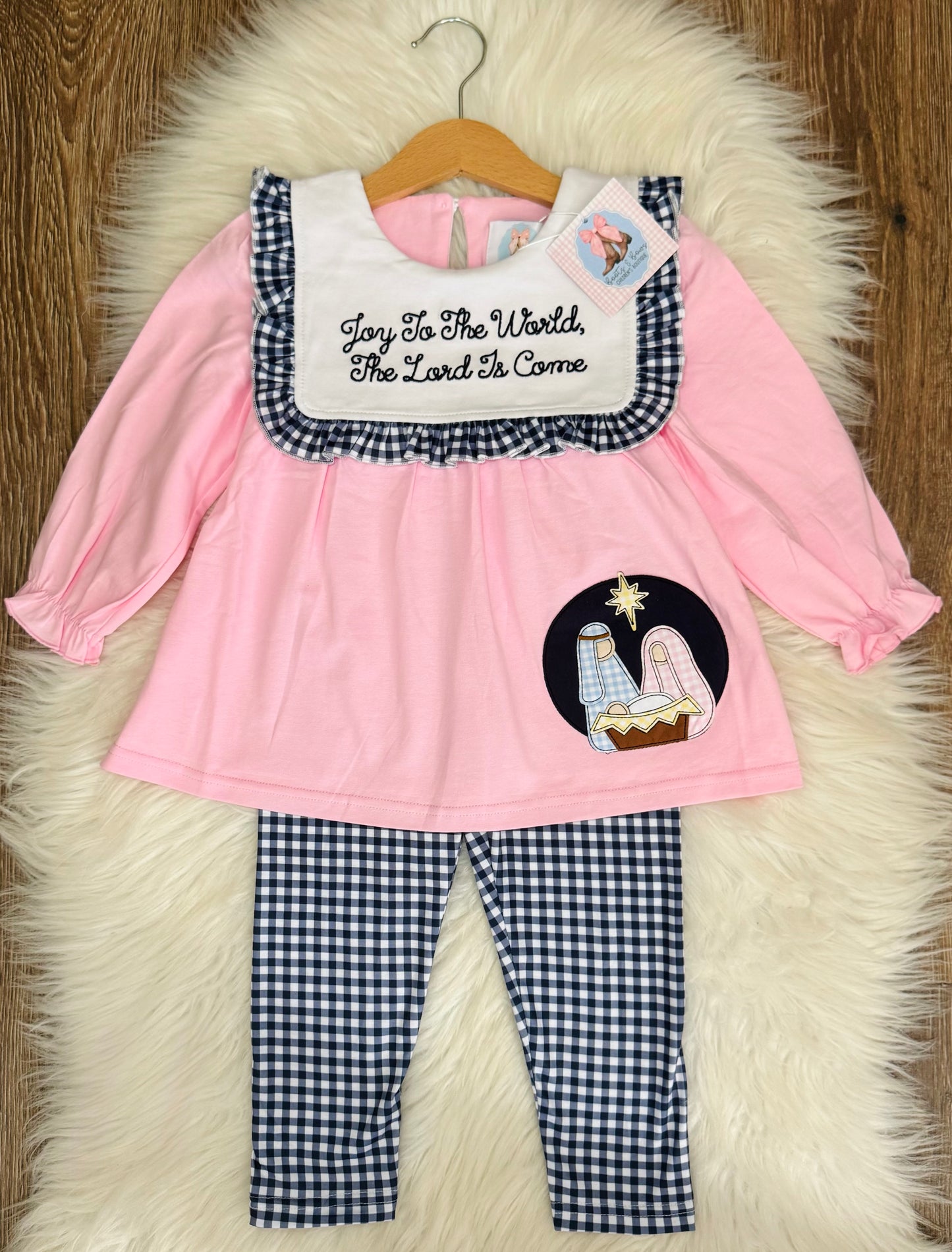 Joy To The World Girls Pants Set