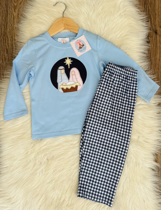 Joy To The World Boys Pants Set