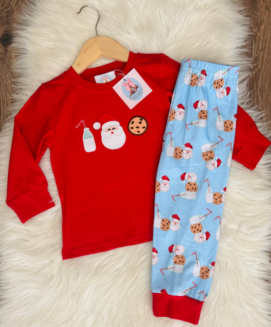 Milk & Cookies With Santa Boys Pajama Set