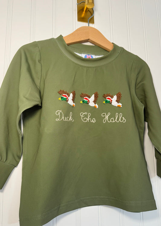 Duck The Halls French Knot Jogger Set