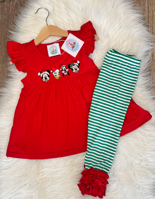 Christmas Pals Girls Pants Set