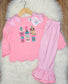 Girls Embroidered Nutcracker Pants Set