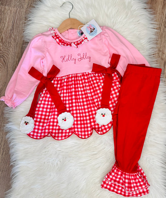 Holly Jolly Tassel Pants Set