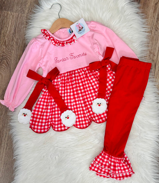 Santa's Favorite Tassel Pants Set