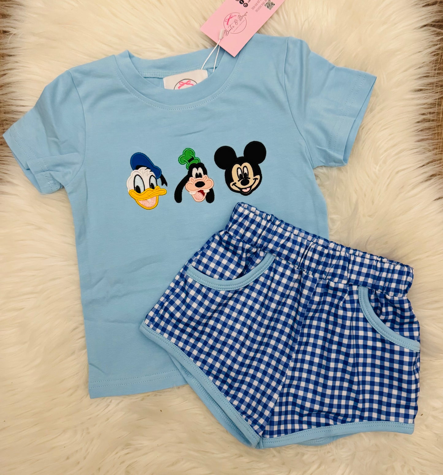 Classic Clubhouse Boys Shorts Set