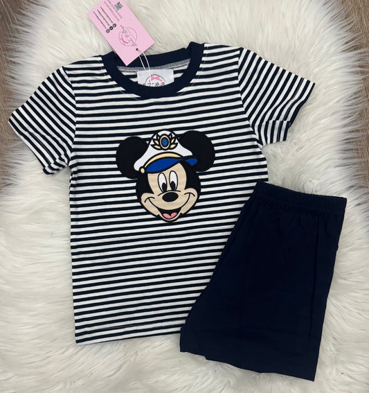 Setting Sail Boys Shorts Set