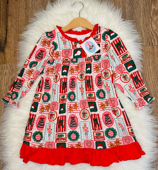 Holly Jolly Darling Bamboo Gown