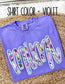 PREORDER Floral Custom Name Shirts (Adult)