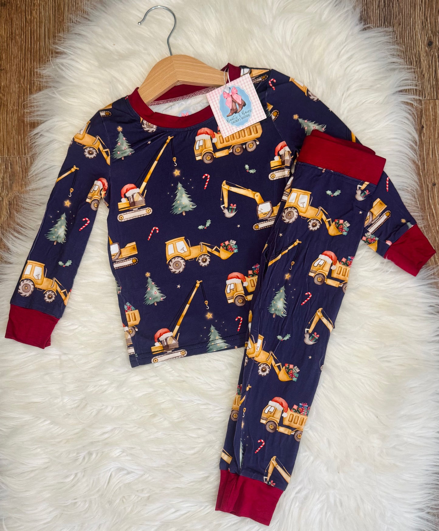 Construction Christmas Bamboo Set