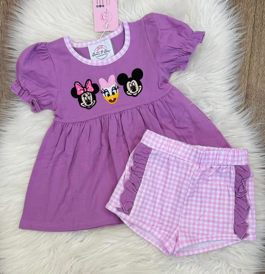 Classic Clubhouse Girls Shorts Set