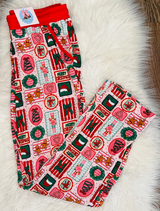 Holly Jolly Darling Bamboo Adult Lounge Pants