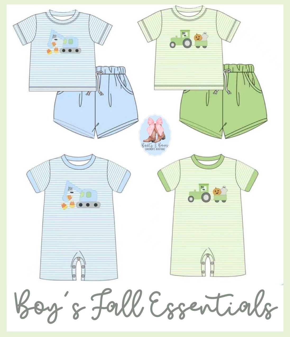 PREORDER 28 -Boy's Fall Essentials
