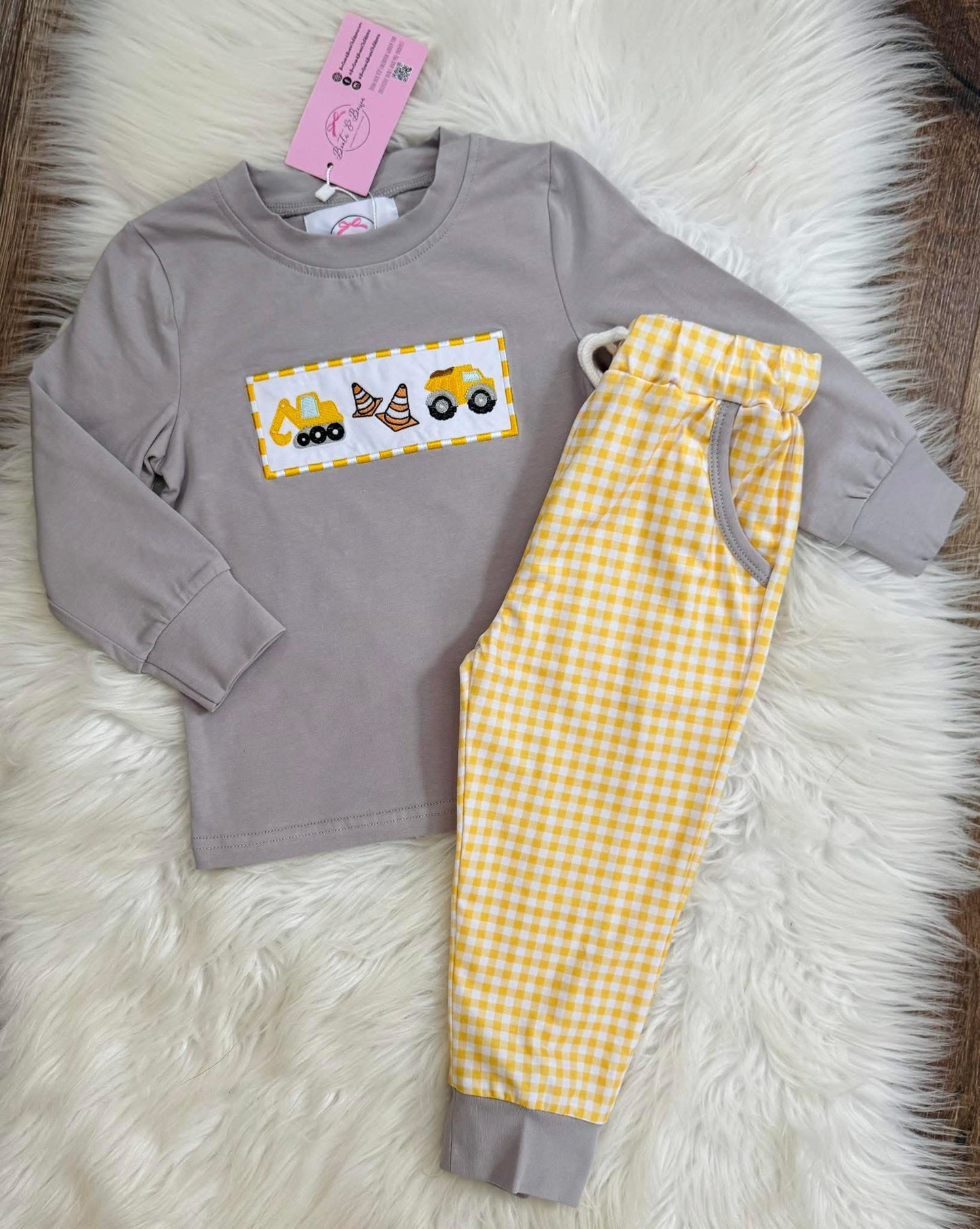 Construction Fun Jogger Set