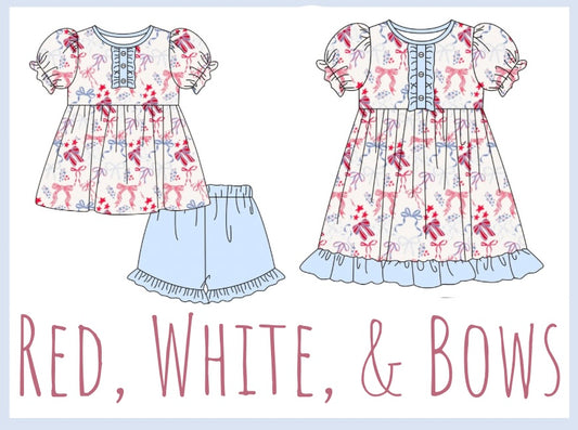 PREORDER 91 - Red, White, & Bows