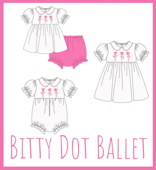 PREORDER 91 - Bitty Dot Ballet
