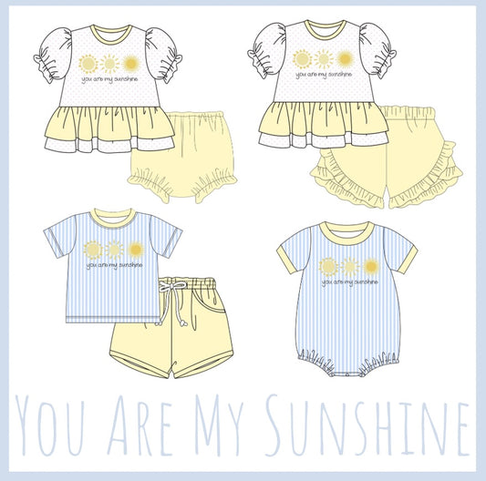 PREORDER 91 - You Are My Sunshine