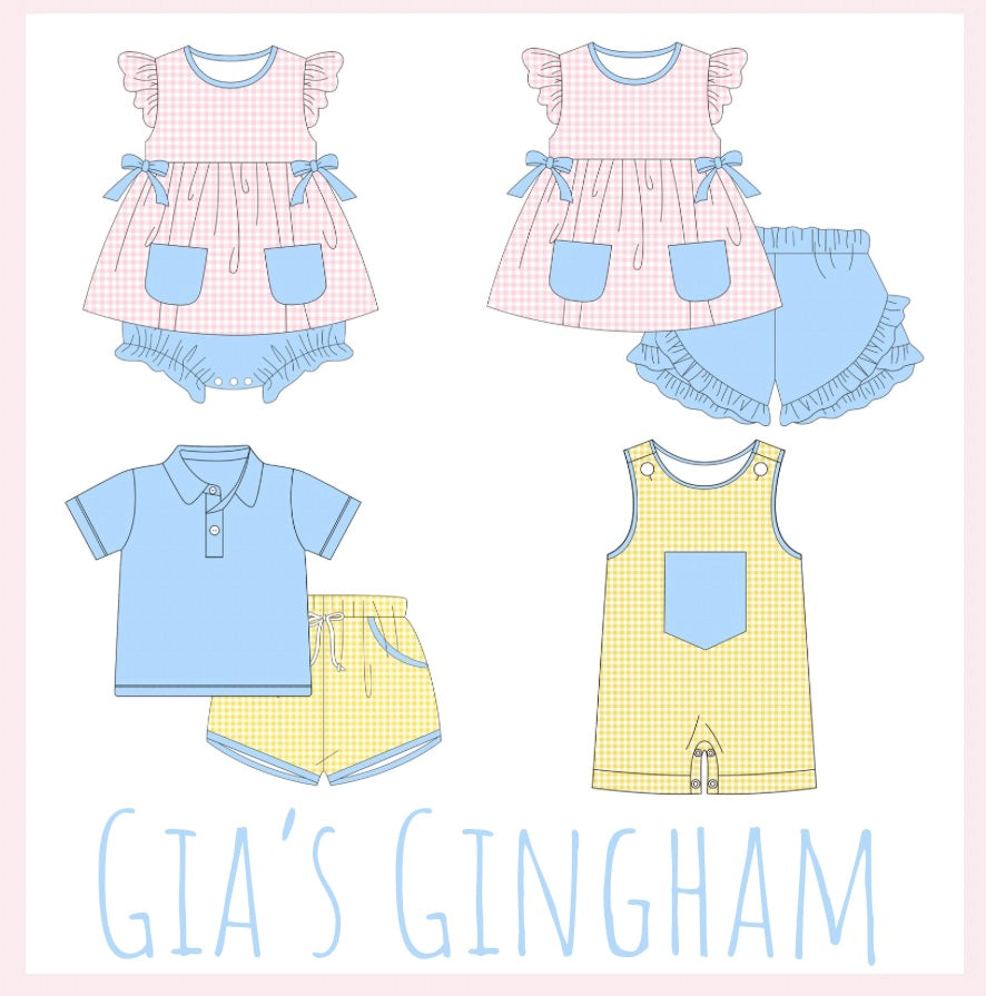 PREORDER 91 - Gia's Gingham