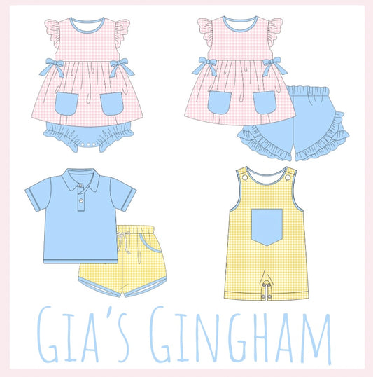PREORDER 91 - Gia's Gingham