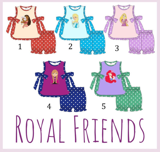 PREORDER 91 - Royal Friends (Sleeveless Apron Set)