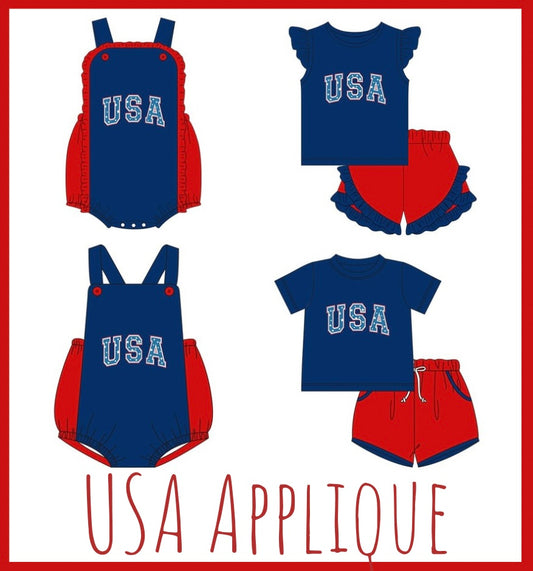 PREORDER 91 - USA Applique