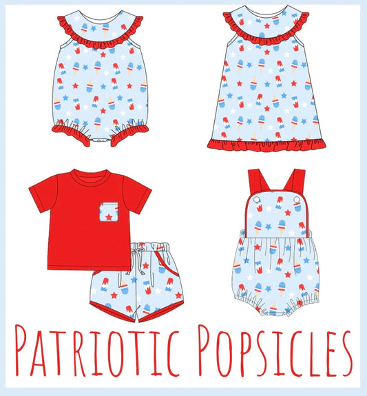 PREORDER 91 - Patriotic Popsicles