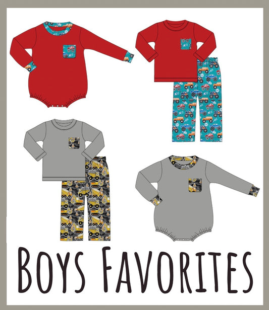 PREORDER 69 - Boys Favorites
