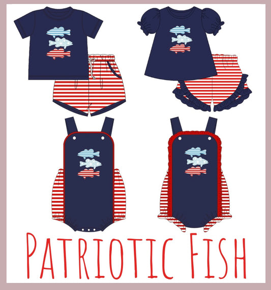 PREORDER 91 - Patriotic Fish