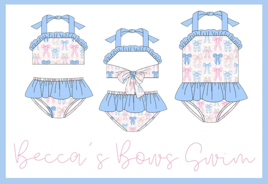 PREORDER 01 - Becca's Bows Swim