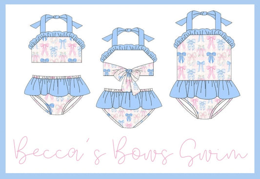 PREORDER 01 - Becca's Bows Swim