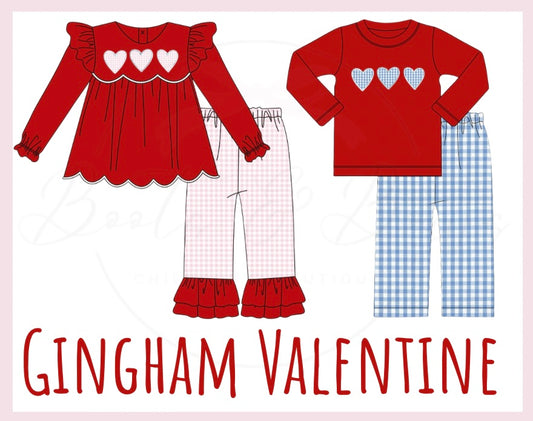 PREORDER Gingham Valentine EXTRAS