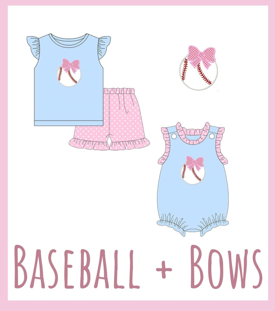 PREORDER 69 - Baseball + Bows