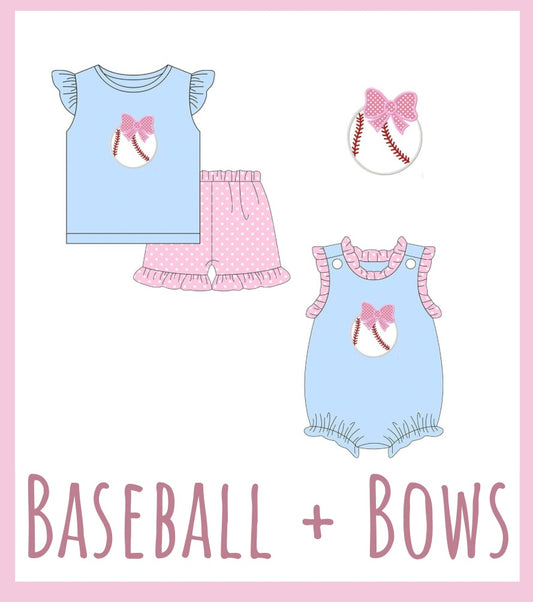 PREORDER 69 - Baseball + Bows