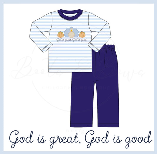 PREORDER 55 - God Is Great, God Is Good (Boys) EXTRAS