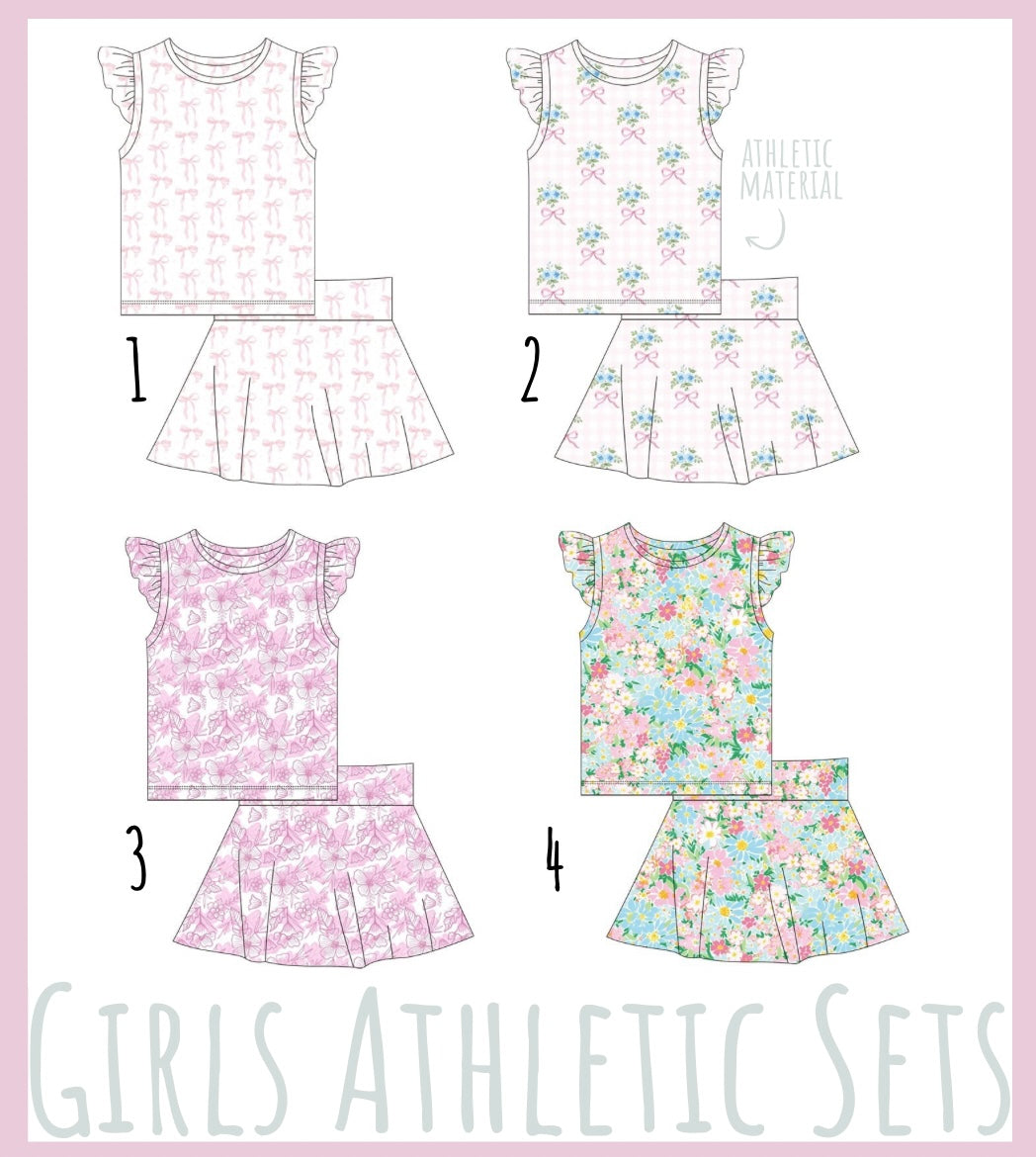 PREORDER 67 - Girls Athletic Sets
