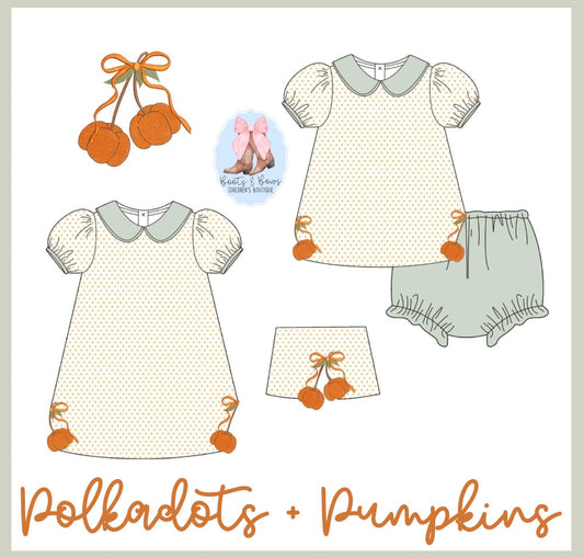 PREORDER 26 - Polkadots + Pumpkins