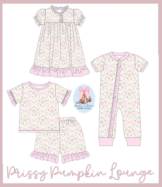 PREORDER 26 - Prissy Pumpkin Lounge