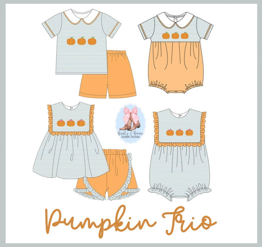 PREORDER 26 - Pumpkin Trio