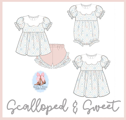 PREORDER 26 - Scalloped & Sweet